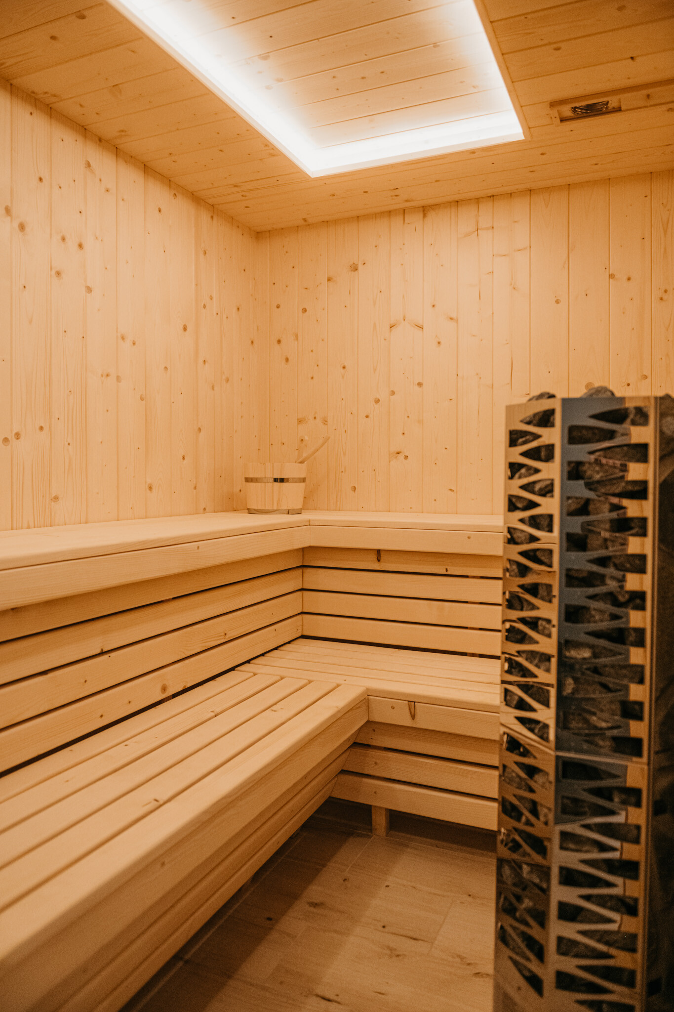 Sauna fińska w Apartamentach Górajski